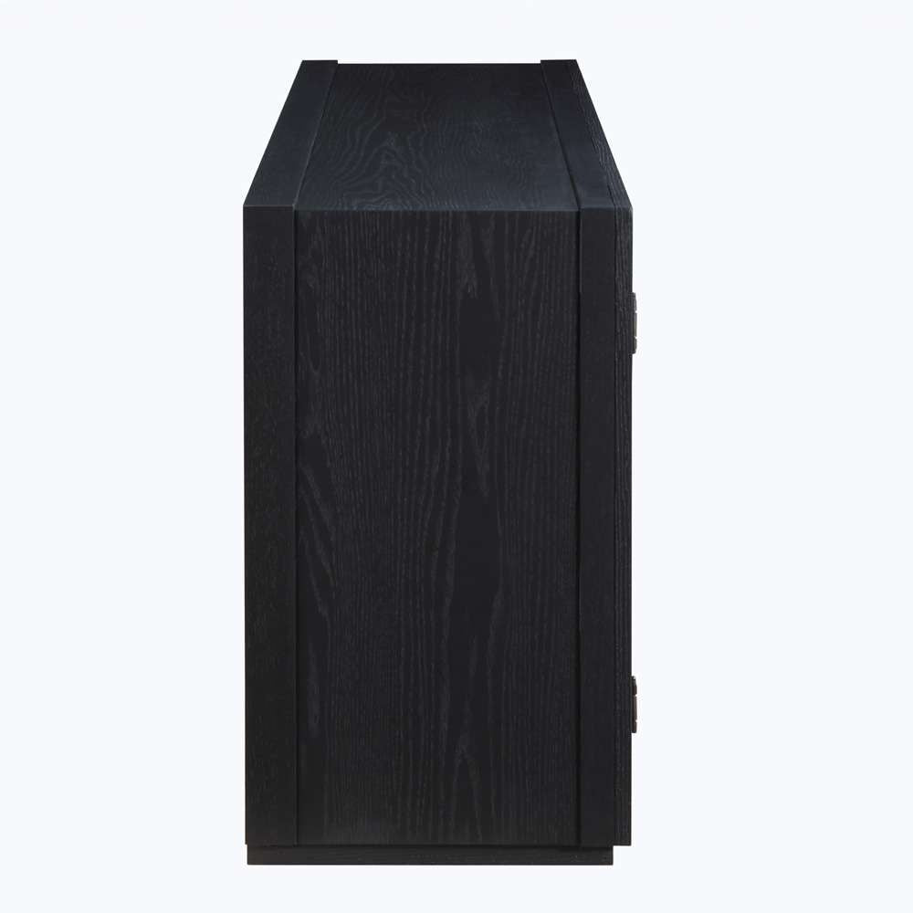 Steve Silver - Magnolia Cathedral Doored Server - Black - MM520KSV veiw 4