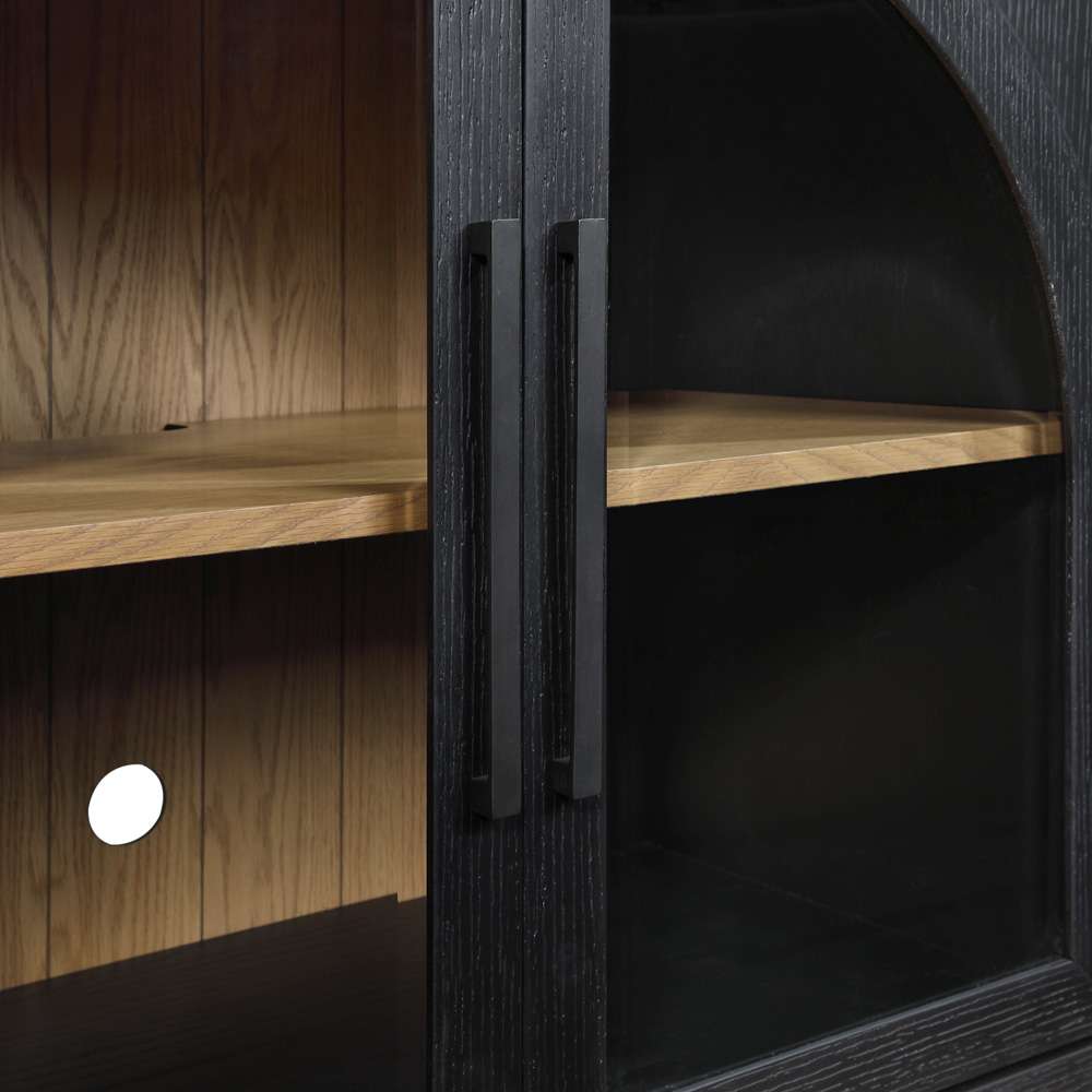 Steve Silver - Magnolia Cathedral Doored Server - Black - MM520KSV veiw 5