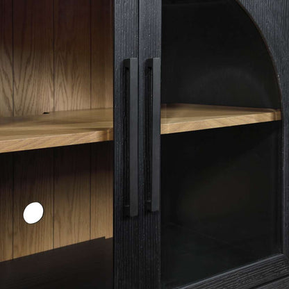 Steve Silver - Magnolia Cathedral Doored Server - Black - MM520KSV veiw 5