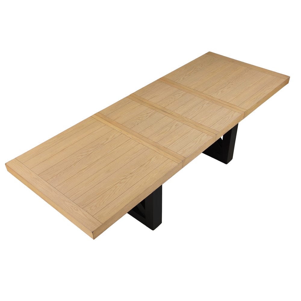 Steve Silver - Magnolia Dining Table w/2-18in Leaves, Black Base - MM500KT view 4