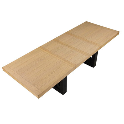 Steve Silver - Magnolia Dining Table w/2-18in Leaves, Black Base - MM500KT view 4