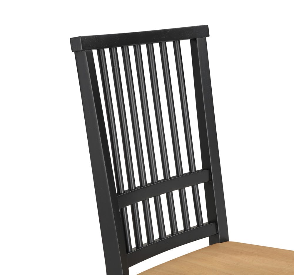Steve Silver - Molly Black 48" Table w/ 4 Magnolia Chairs - MY4848K-MM500S-D5PC view 7