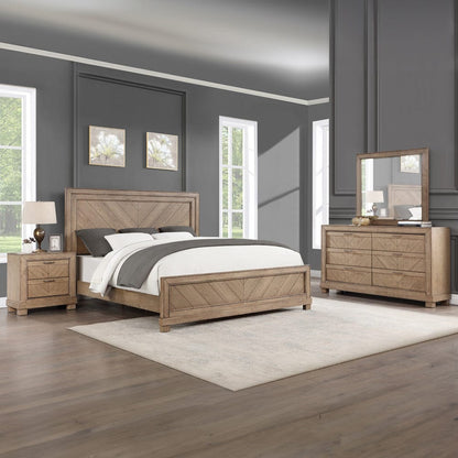 Steve Silver - Montana 4-Piece King Bedroom Set, Weathered Sand - MON900-K4PC-S view 1