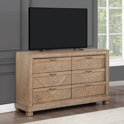 Steve Silver - Montana 6-Drawer Dresser, Sand - MON900DRST view 4