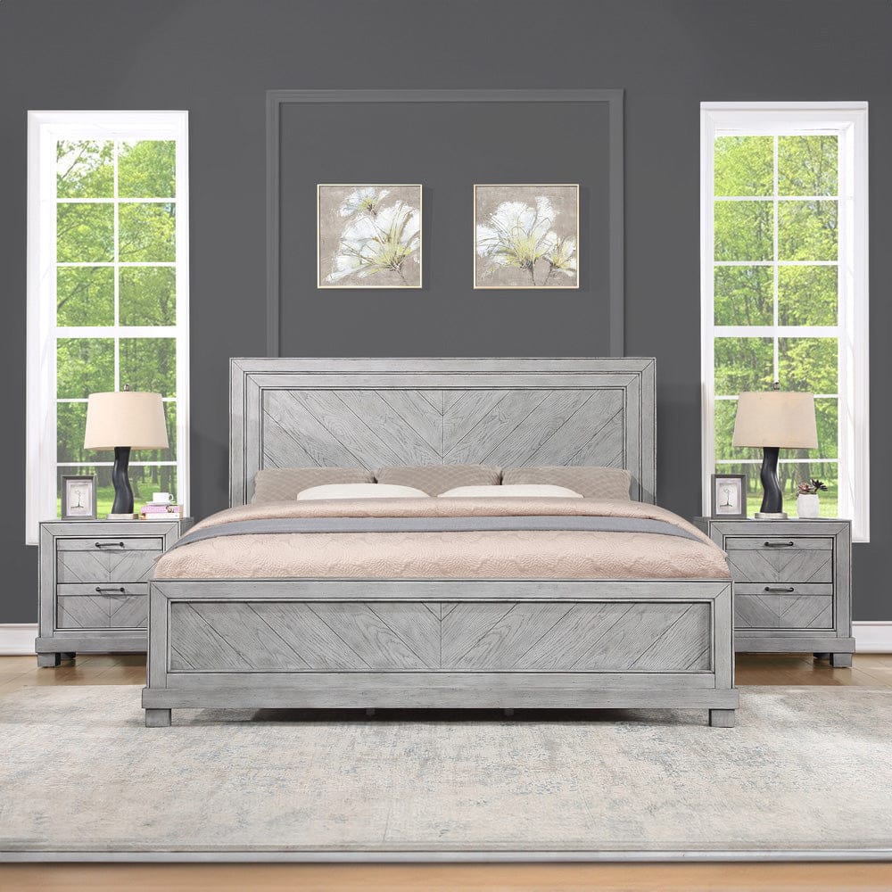 Steve Silver - Montana King 3-Piece Set(2 NS+Bed) - MON900G-K3PC view 1
