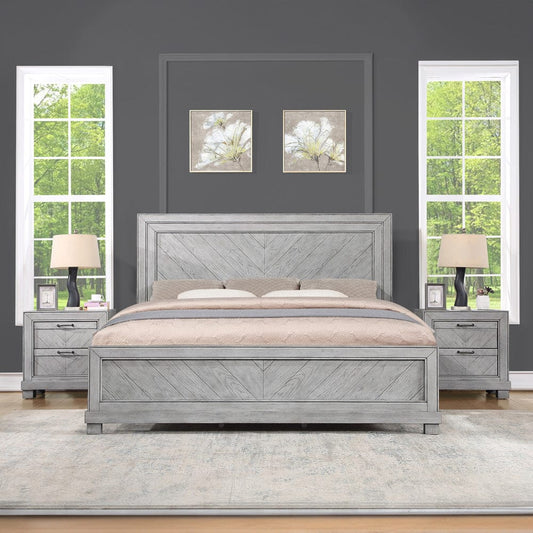 Steve Silver - Montana Queen 3-Piece Set(2 NS+Bed) - MON900G-Q3PC view 1