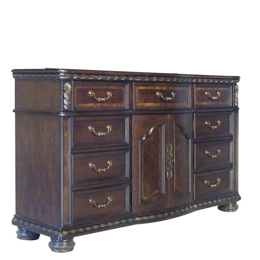 Steve Silver - Monte Carlo Dresser and Mirror - RE163SS-DRMR veiw 2