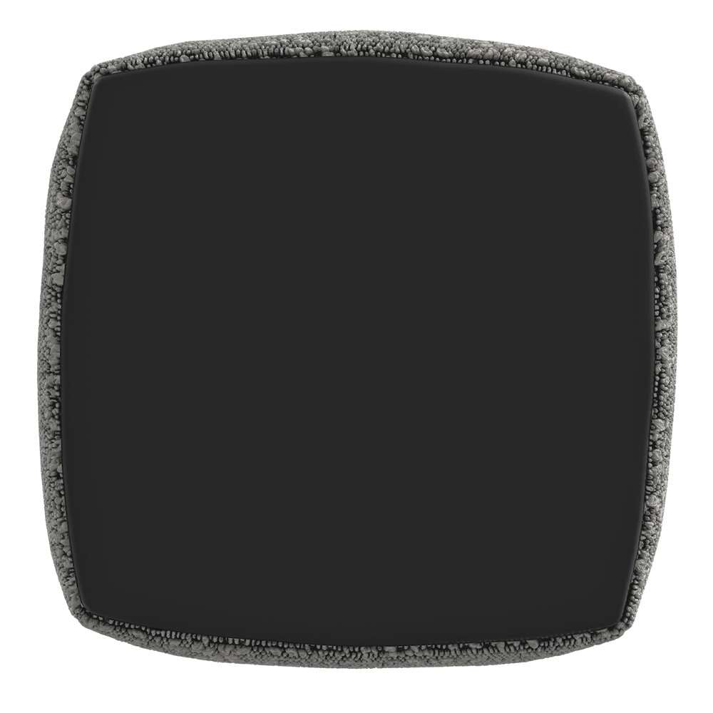 Steve Silver - Nahara Boucle Black Woven Square Pouf - NH180P veiw 3