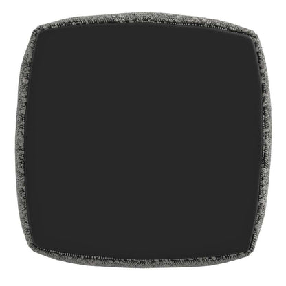 Steve Silver - Nahara Boucle Black Woven Square Pouf - NH180P veiw 3