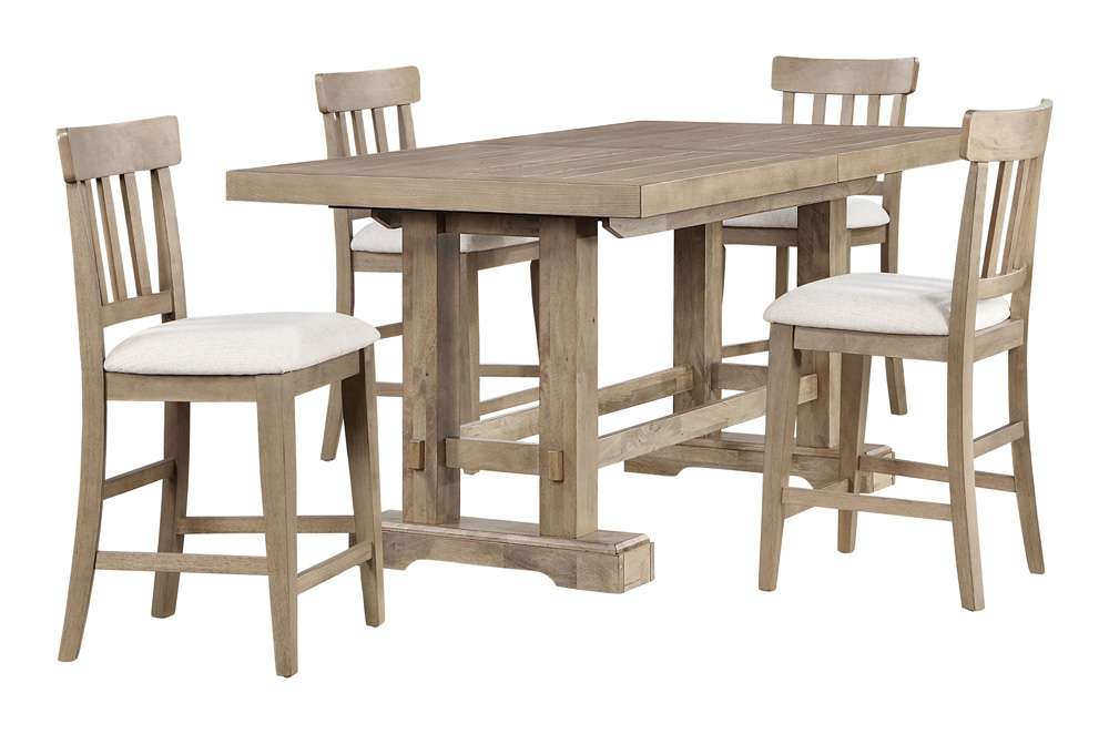 Steve Silver - Napa 5-Piece Counter Dining Set - Sand - NP600-C5PC-S veiw 2