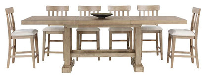 Steve Silver - Napa 7-Piece Counter Dining Set - Sand - NP600-C7PC-S veiw 2