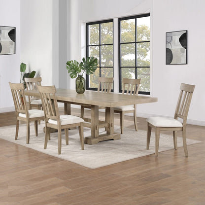 Steve Silver - Napa 7-Piece Dining Set, Sand - NP500-D7PC-S view 1