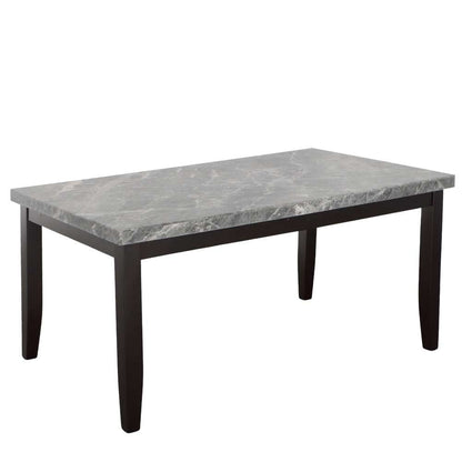Steve Silver - Napoli 64-inch Gray Marble Dining Table - NL500GT veiw 1