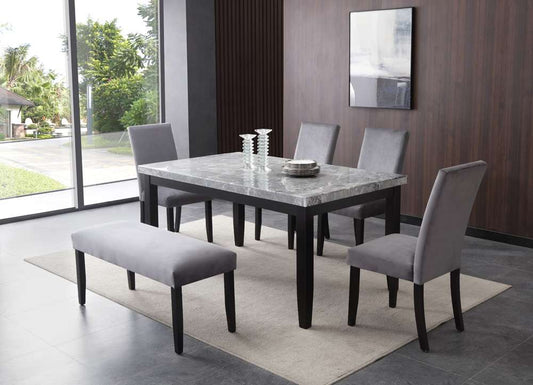 Steve Silver - Napoli 6pc Dining Set - NL500BN-6PC-G veiw 1