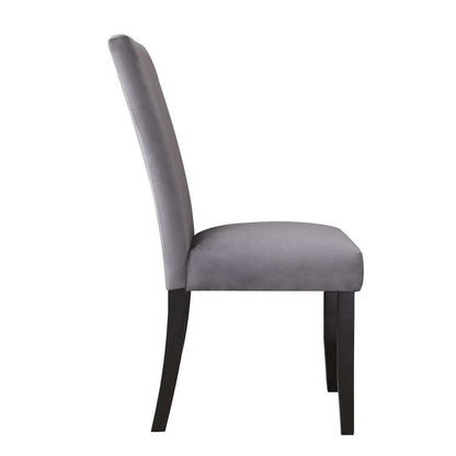 Steve Silver - Napoli Gray Velvet Side Chair - (Set of 2) - NL500SG veiw 3