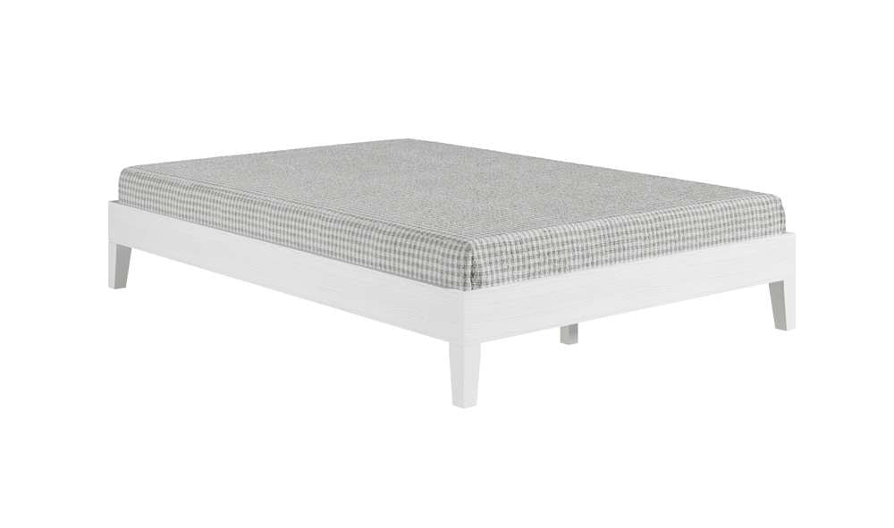 Steve Silver - Nix Full Platform Bed - White - NIX900FPBW veiw 2