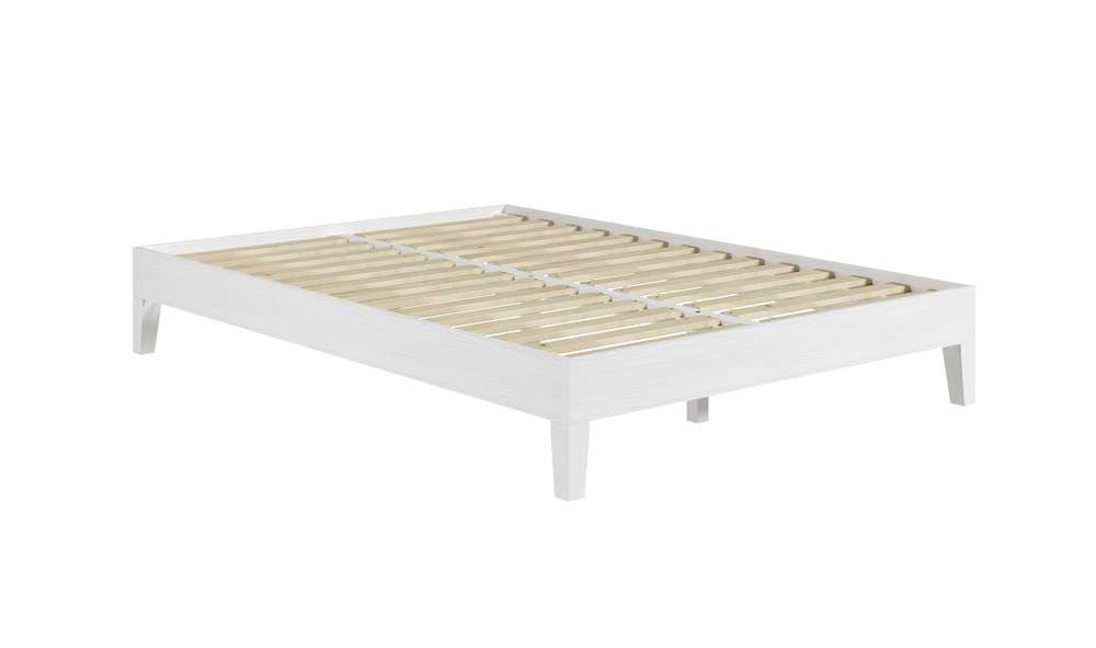 Steve Silver - Nix Full Platform Bed - White - NIX900FPBW veiw 3
