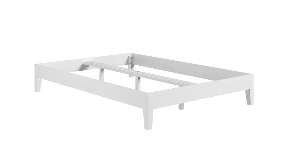 Steve Silver - Nix Full Platform Bed - White - NIX900FPBW veiw 4