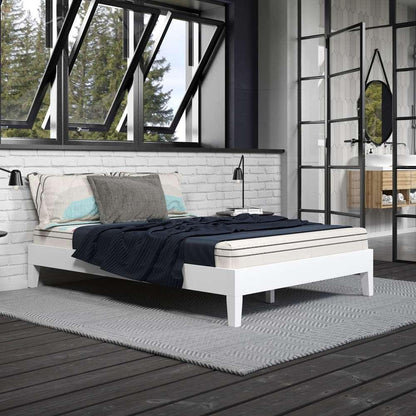 Steve Silver - Nix Full Platform Bed - White - NIX900FPBW veiw 6