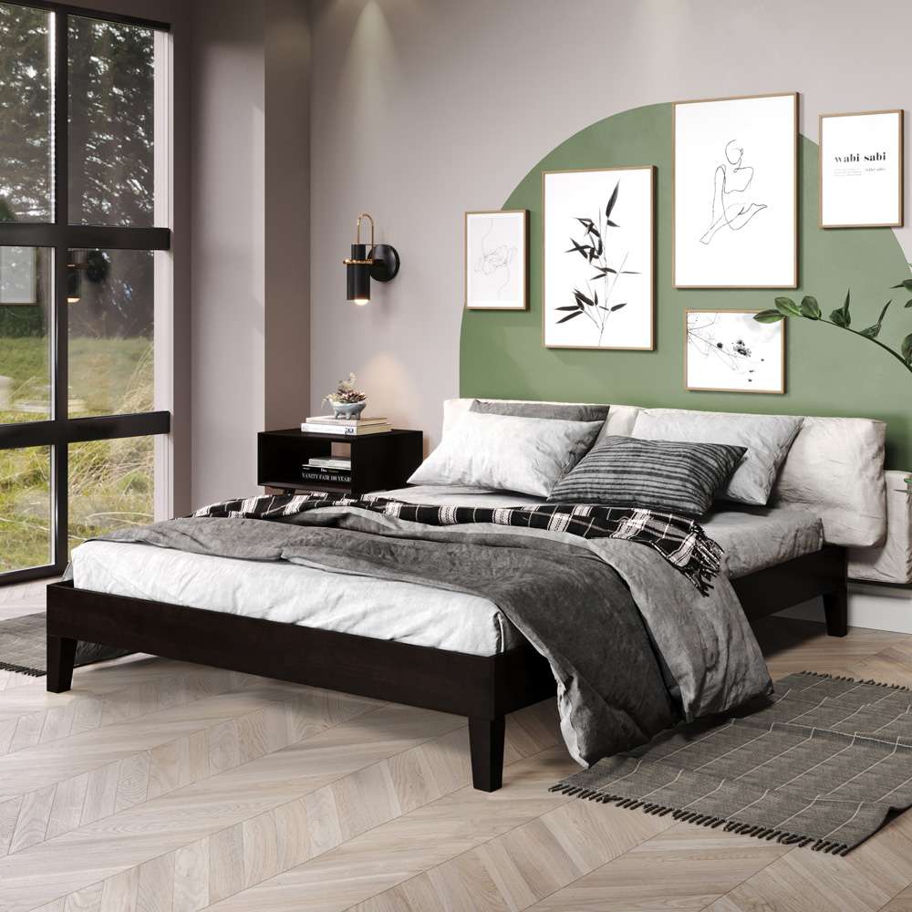 Steve Silver - Nix Queen Platform Bed - Black - NIX900QPBB veiw 6