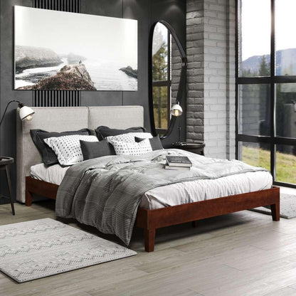 Steve Silver - Nix Queen Platform Bed - Natural - NIX900QPBN veiw 6
