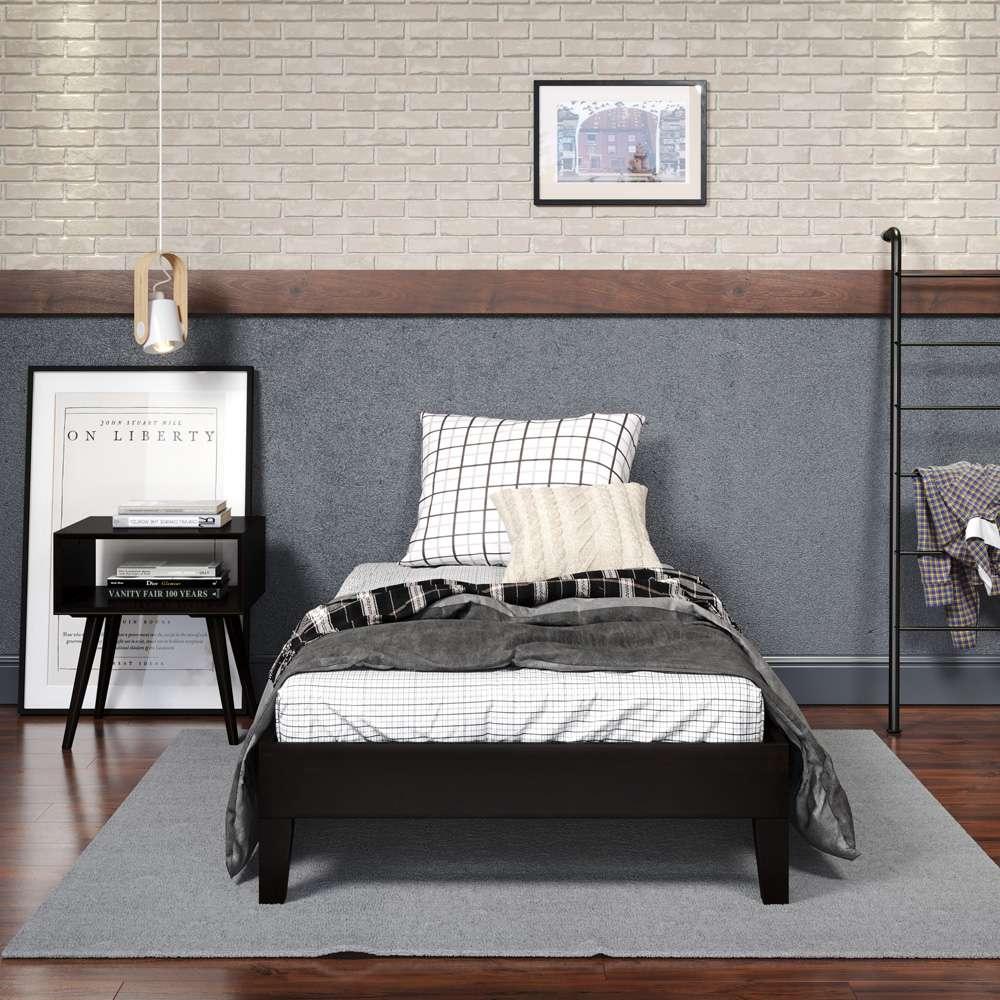 Steve Silver - Nix Twin Platform Bed - Black - NIX900TPBB veiw 6