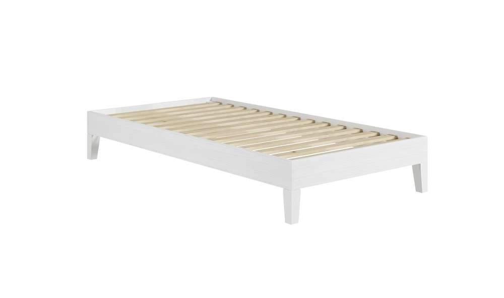 Steve Silver - Nix Twin Platform Bed - White - NIX900TPBW veiw 3