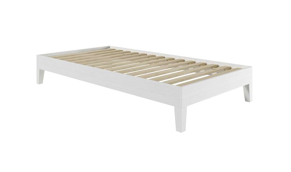 Steve Silver - Nix Twin Platform Bed - White - NIX900TPBW veiw 4