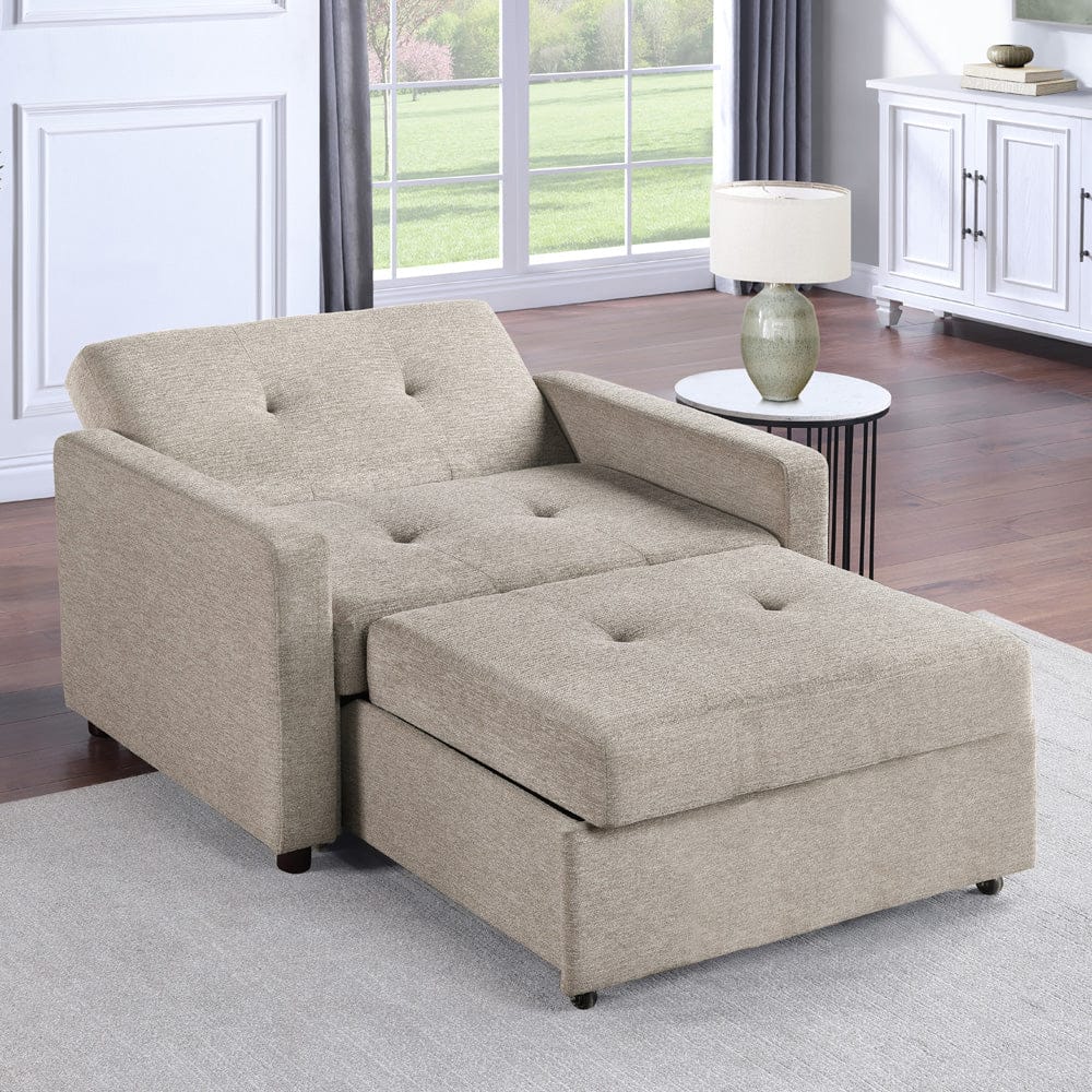 Steve Silver - Noah Brown Chair w/ Twin Sleeper - NOA800NCT view 7