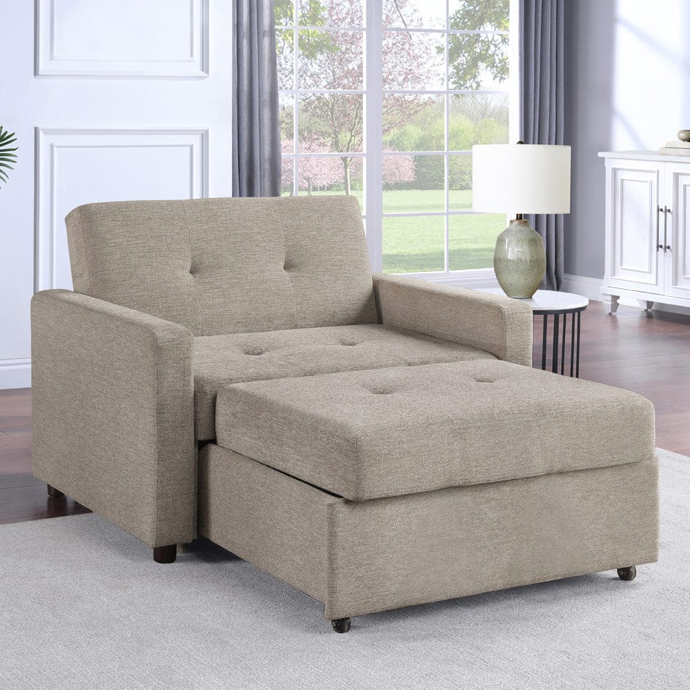 Steve Silver - Noah Brown Chair w/ Twin Sleeper - NOA800NCT view 8