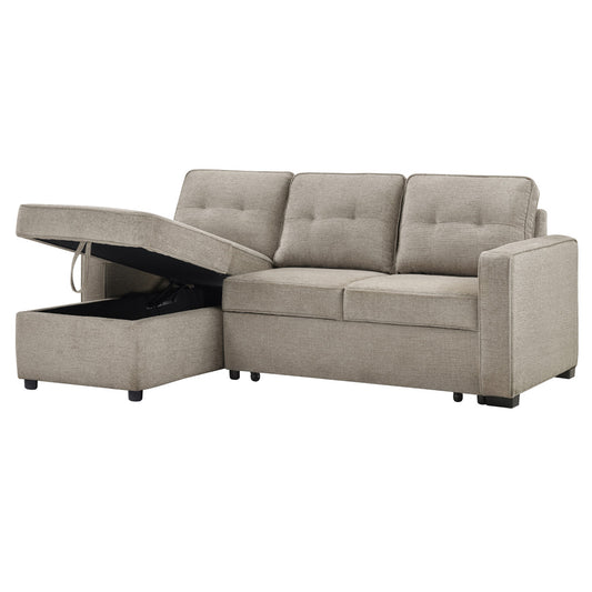 Steve Silver - Noah Reversiable 95" Chofa, Tan - NOA800N-CHOFA view 2