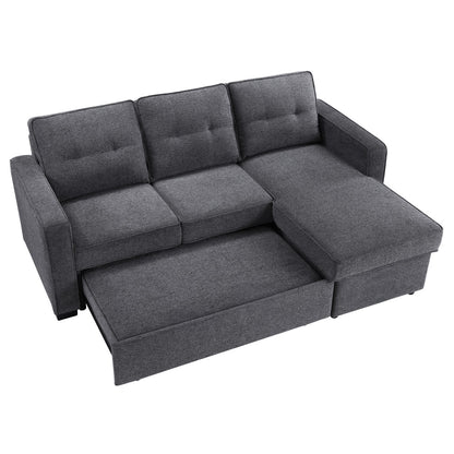 Steve Silver - Noah Reversible 95" Chofa, Gray - NOA800G-CHOFA view 5