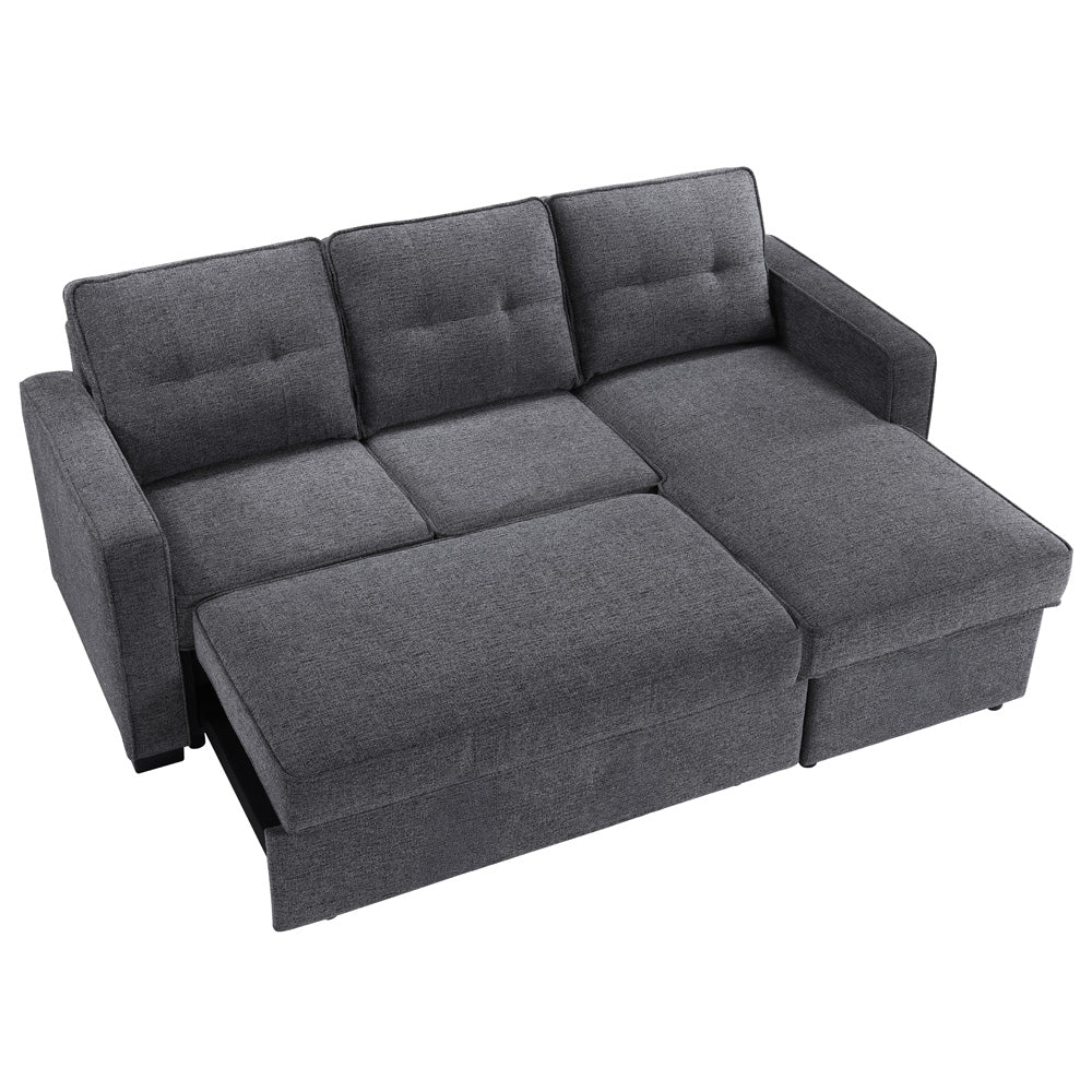 Steve Silver - Noah Reversible 95" Chofa, Gray - NOA800G-CHOFA view 6