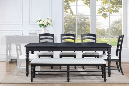 Steve Silver - Odessa 6-Piece Dining Set (Table - 4 Side Chairs & Bench) - ODE500K-BN-D6PC veiw 1