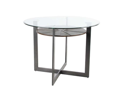Steve Silver - Olson 48-inch Counter Glass Top Table - OS480GTCB veiw 1