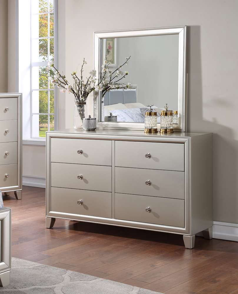 Steve Silver - Omni Dresser and Mirror - OM900DRMR veiw 1