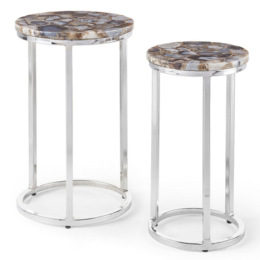 Steve Silver - Onyx Agate Top Nesting Table - NY2000NT view 1
