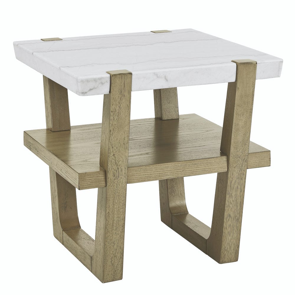 Steve Silver - Perth 3-Piece Marble Top Occasional Set (Cocktail Table & Two End Tables) - ER100-2E-3PC view 2