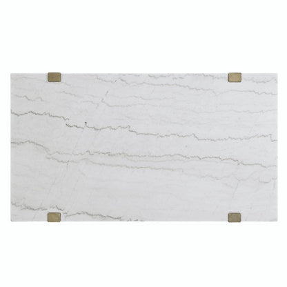 Steve Silver - Perth White Marble 3-Piece Table Set (Cocktail, End & Sofa Table) - ER100-3PC view 6