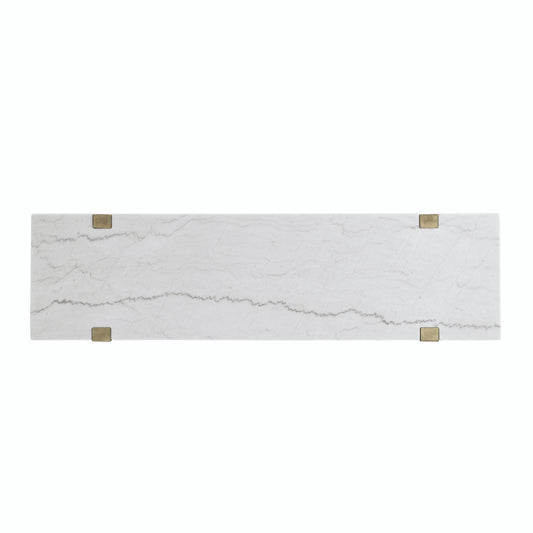 Steve Silver - Perth White Marble Top Sofa Table - ER100S view 2