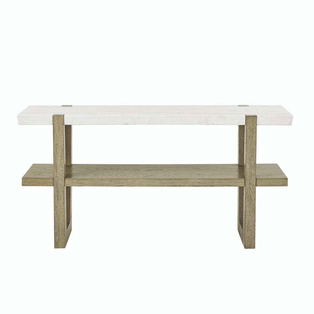 Steve Silver - Perth White Marble Top Sofa Table - ER100S view 3