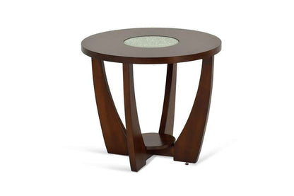 Steve Silver - Rafael End Table w/CrackedGlass - RF300E veiw 2