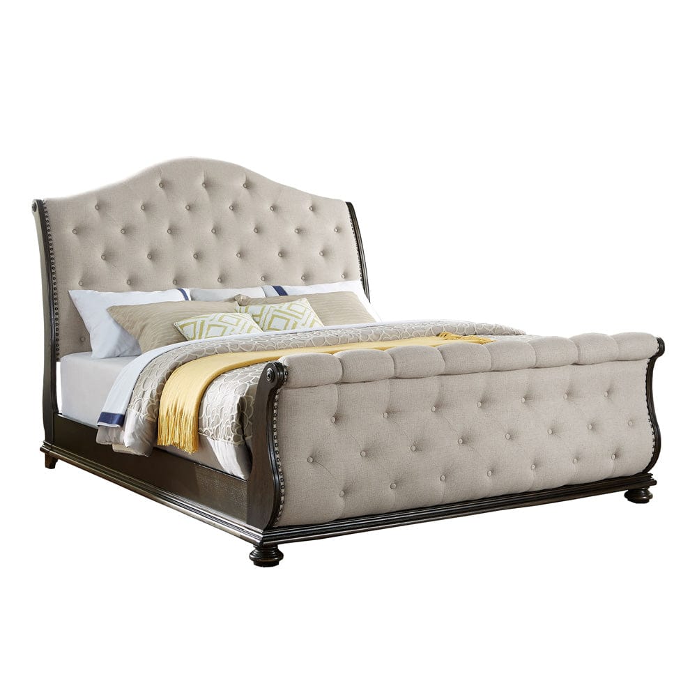 Steve Silver - Rhapsody King Sleigh 4-Piece Set - RH900KS4PC view 4