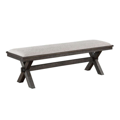 Steve Silver - Riverdale Bench - Black - RV500KBN veiw 2