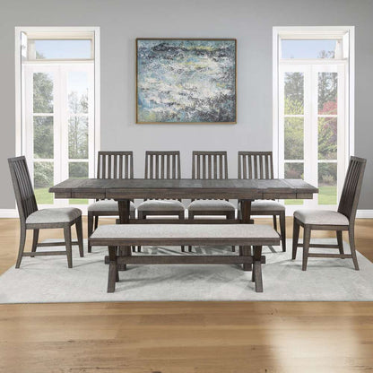Steve Silver - Riverdale Bench - Black - RV500KBN veiw 5