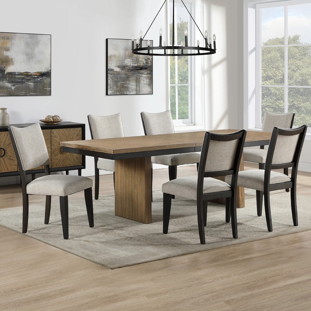 Steve Silver - Roatan 7-Piece 80-96-inch Table Dining Set - RTN500-D7PC view 1