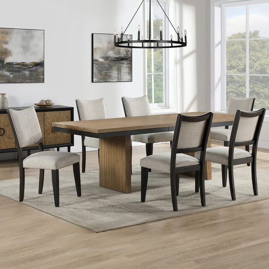 Steve Silver - Roatan 7-Piece 80-96-inch Table Dining Set - RTN500-D7PC view 1