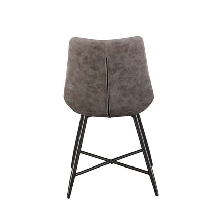 Steve Silver - Romona Brown Faux Leather Side Chair - (Set of 2) - RM440SB veiw 3