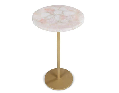 Steve Silver - Rosie Rose Quartz Top Chairside End Table - RS140EC veiw 1