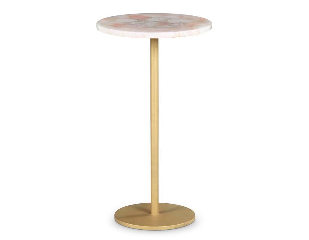 Steve Silver - Rosie Rose Quartz Top Chairside End Table - RS140EC veiw 2